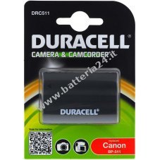 Batteria Duracell per Videocamera Canon ZR80
