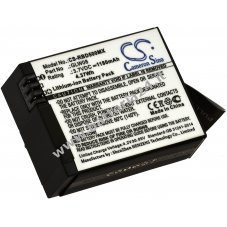 Batteria adatta per ActionCam Rollei 500 / 500 Sunrise / Tipo GLW08