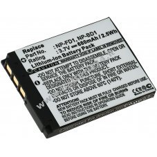 Batteria per Sony modello NP BD1