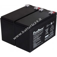 Batteria al gel di piombo First Power per: UPS APC Smart UPS SC 1000   2U Rackmount/Tower 7Ah 12V