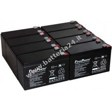 Batteria al gel di piombo First Power per: UPS APC Smart UPS SUA3000RMXLI3U 7Ah 12V