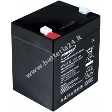 Batteria al Gel di piombo Powery per:APC Back UPS BF350 RS