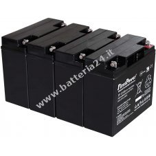 Batteria First Power al Gel di piombo per: FIAMM FG21803 12V 18Ah VdS