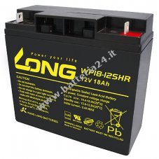 Batteria al piombo Kung Long WP18 12SHR VdS in alternativa a FIAMM tipo  FG21803