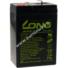 Batteria di ricambio KungLong per Smoby Diamec Sportsmann 400 6V 4,5Ah