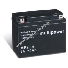 Batteria al piombo Powery (multipower) MP20 6