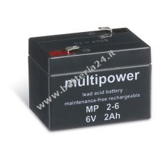 Batteria al piombo Powery (multipower) MP2 6