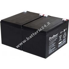 Batteria First Power al Gel di piombo per: YUASA NP12 12 12Ah 12V VdS