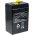 batteria di ricambio Powery  per Smoby Diamec Sportsman 400 6V 5Ah (sostituisce anche il 4,5Ah 4Ah)