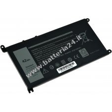 Batteria adatta per Laptop 2 in 1 Touchscreen Dell Inspiron 14 5481 Series, 14 5482 Series, tipo YRDD6