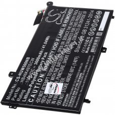 Batteria adatta per il computer portatile Huawei MateBook D 53010BAJ, MRC  W50, tipo HB46K497ECW