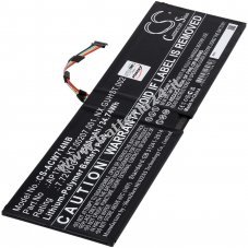 Batteria adatta per il computer portatile Acer Swift 7 SF714 51T Tipo AP17A7J