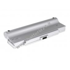 batteria per Sony VAIO VGN AR83S color argento