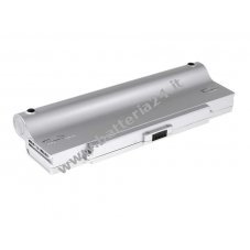 batteria per Sony VAIO VGN AR890U color argento