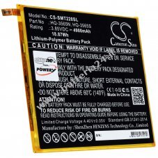 Batteria adatta per Tablet Samsung Galaxy Tab A7 Lite 8.7 2021, SM T220, tipo HQ 3565S