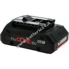 batteria originale Bosch ProCORE18V per trapano avvitatore Bosch GDR 18 V LI Compact Professional 4,