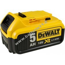 Batteria per utensile Dewalt tipo DCB184 per macchina Raggi X 18V 5,0Ah Ioni di Litio