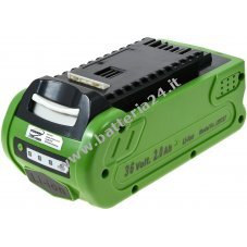 Batteria compatibile con Green works Tipo G40B2