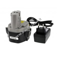 Batteria per Makita trapano avvitatore Master Line 6336DWRDE Li Ion incluso caricabatteria