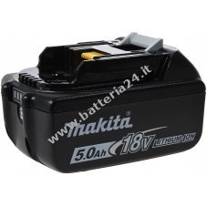 Batteria per Batteria a blocco Makita BSS501 5000mAh originale