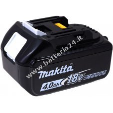 Batteria per Makita Tipo BL1840 (sostituita con BL1820) 4000mAh originale