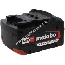 batteria a pacchetto Metabo 18V ioni di lito Ultra M 4,0Ah 625591000 ESCP originale