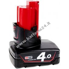 Batteria per trapano Milwaukee M12 CDD 402X originale