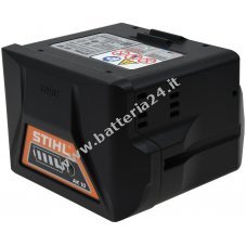 STIHL Batteria AK 10 per i modelli di AkkuSystem COMPACT ad es. HSA 56, FSA 56 Li Ion con LED