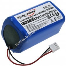 Batteria per aspirapolvere robot Liectroux C30B, C30B 2D