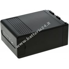 Batteria per videocamera professionale Canon EOS C200 con connessione USB e D TAP