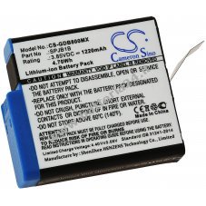 Batteria compatibile con GoPro Tipo AHDBT  801
