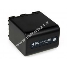 Batteria per Video Sony NP QM91 mit LEDs 4200mAh Color antracite