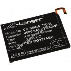 Batteria adatta per telefono cellulare, smartphone Samsung Galaxy S10 5G, SM G977, tipo EB BG977ABU a.o.