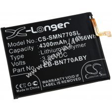 Batteria adatta per smartphone, telefono cellulare Samsung Galaxy Note 10 Lite, SN N770F/DS, tipo EB BN770ABY a.o.