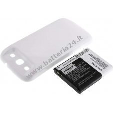 Batteria per Samsung GT I9308 colore bianco 3300mAh