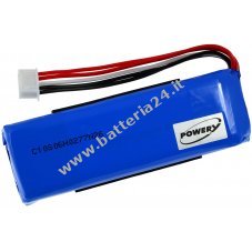 Batteria per JBL tipo GSP1029102A (fare attenzione alla polarita')