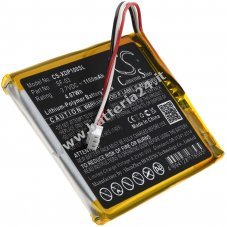 Batteria adatta per DAB, DAB+ Digital Pocket radio Sony XDR P1DBP, tipo SF 03