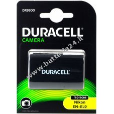 batteria Duracell per Nikon tipo EN EL9