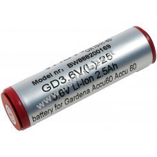 Batteria per Puliscivetri Krcher WV 50 Plus