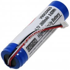 Batteria compatibile con Philips tipo 1S1PBL1865 2.6   connettore a 3 poli