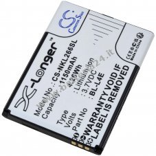 Batteria adatta al telefono cellulare Nokia 2660 Flip 4G Tipo BL L4E