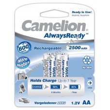 Camelion HR6 Mignon AA AlwaysReady confezione da 2