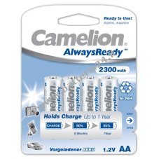 Camelion HR6 Mignon AA AlwaysReady confezione da 4 2300mAh
