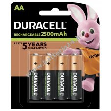 batteria Duracell Mignon AA confezione da 4 pz.