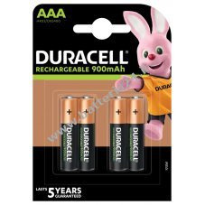 batteria Duracell Recharge Ultra Micro AAA 8500mAh in confezione da 4 pz.