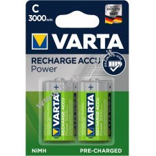 Varta  Ready to Use 56714 Baby C LR14 HR14 3000mAh NiMH confezione da 2