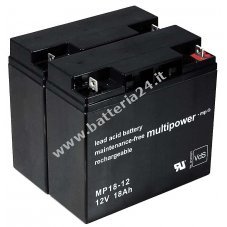 Powery Batteria ricaricabile di ricambio per USV APC Smart UPS SUA1500I