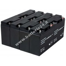 Powery Batteria ricaricabile di ricambio per USV APC Smart UPS SUA5000RMI5U