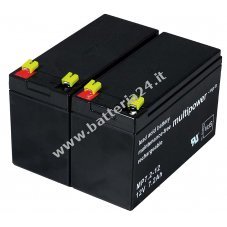 Powery Batteria ricaricabile di ricambio per USV APC Smart UPS SMT750I