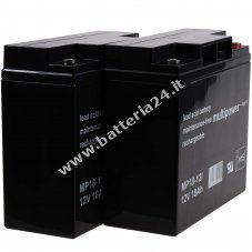 Powery Batteria ricaricabile di ricambio per USV APC Smart UPS SMT1500I